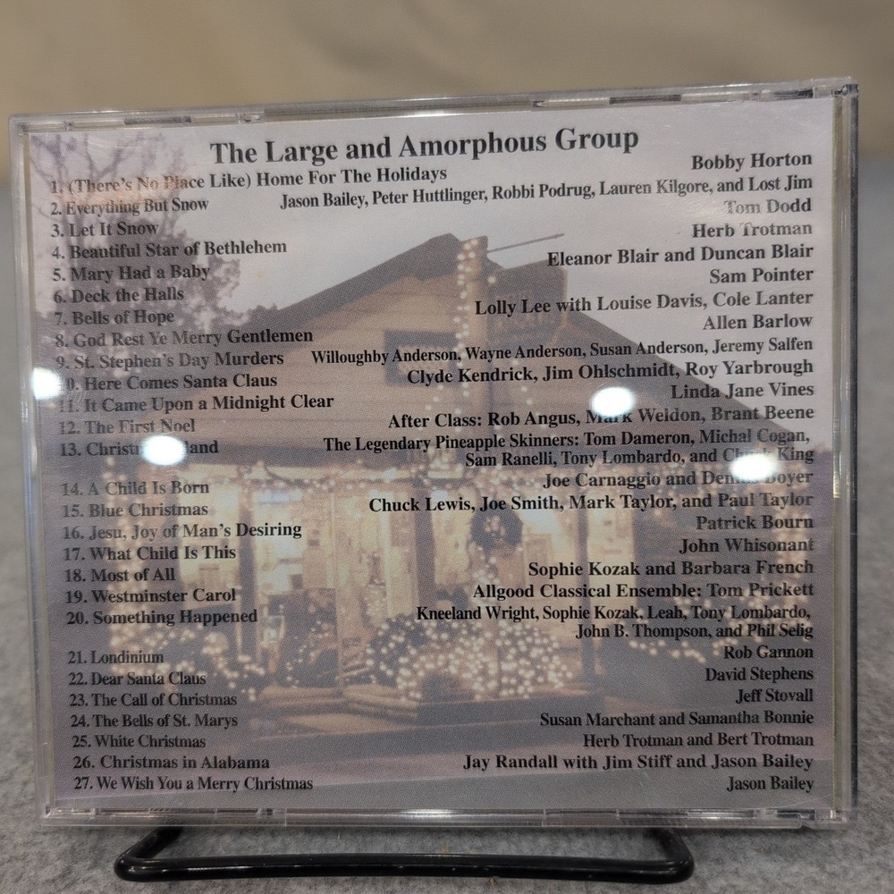 The Large and Amorphous Group Theres No Place Like Home For The Holidays Xmas CD - Picture 3 of 3